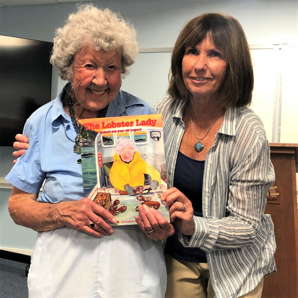 Maine Most Famous Lobster Lady! Perkins Cove Pottery Shop