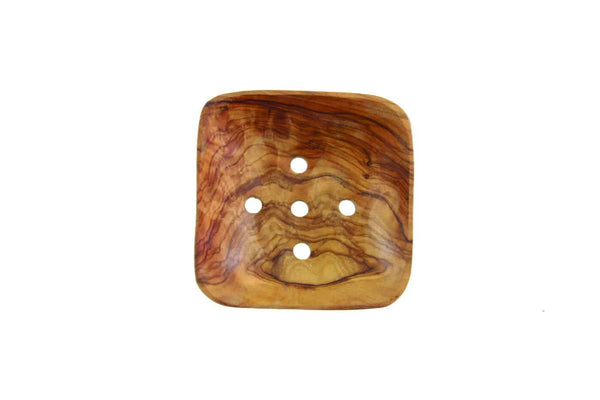 Olive Wood Square Soap Dish