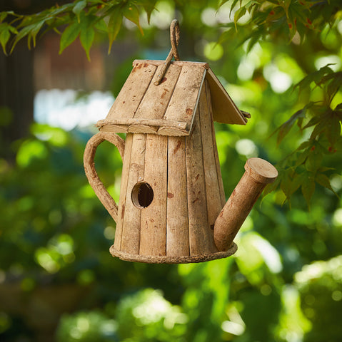 Rustic Watering Can Birdhouse
