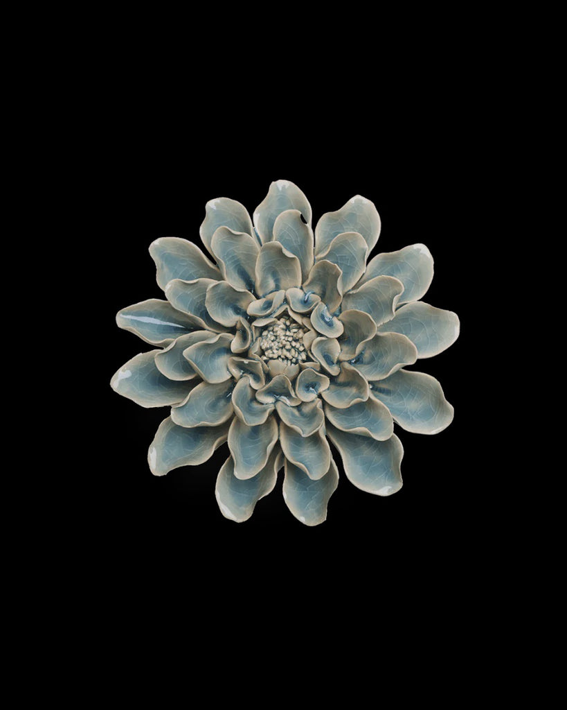 Ceramic Flower, Powder Blue Aphrodite Dahlia