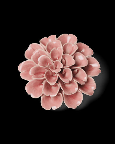 Ceramic Flower, Champagne Pink Hydrangea