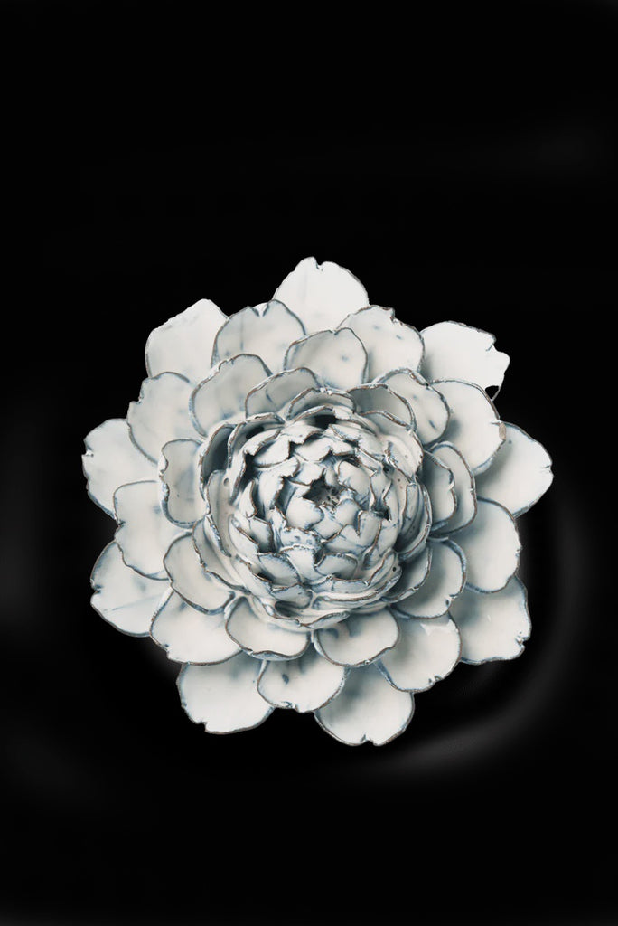 Ceramic Flower , Blue White Tree Peony