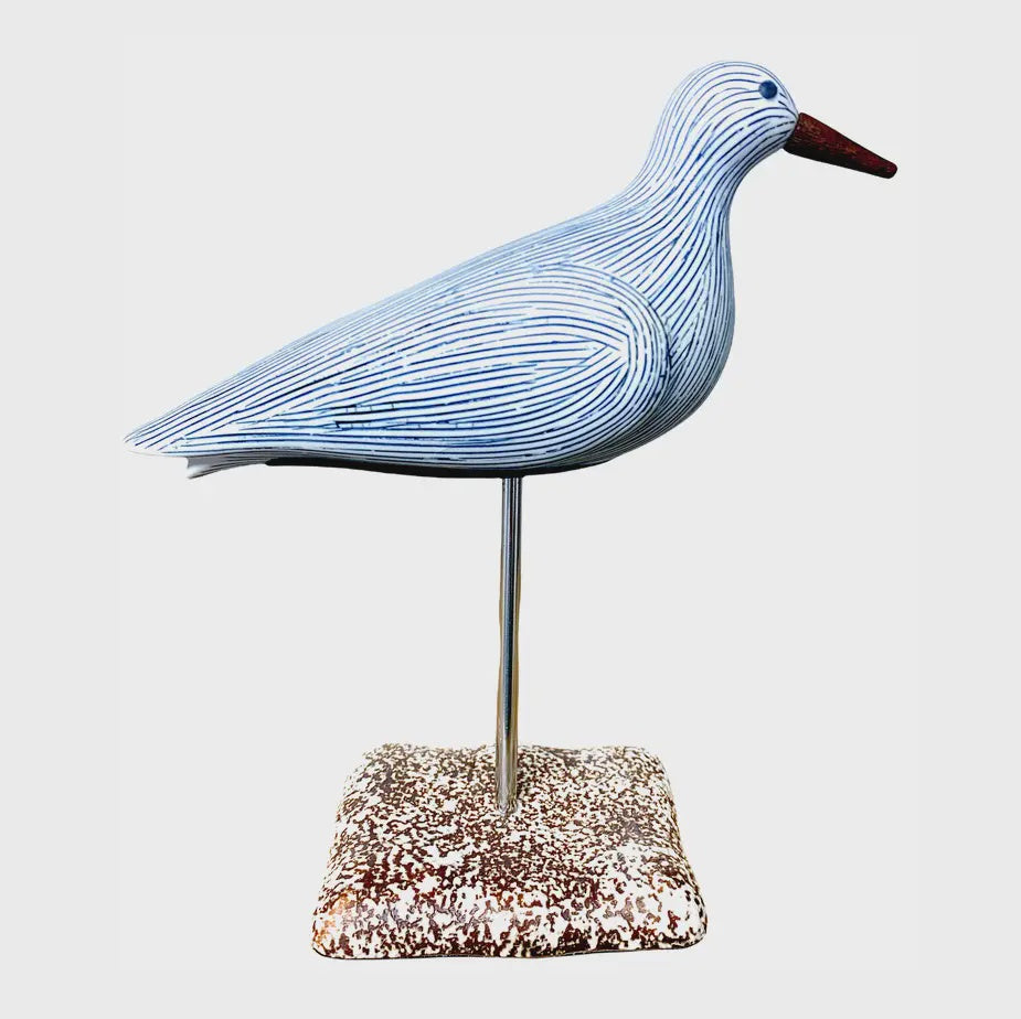 Porcelain Seagull Blue