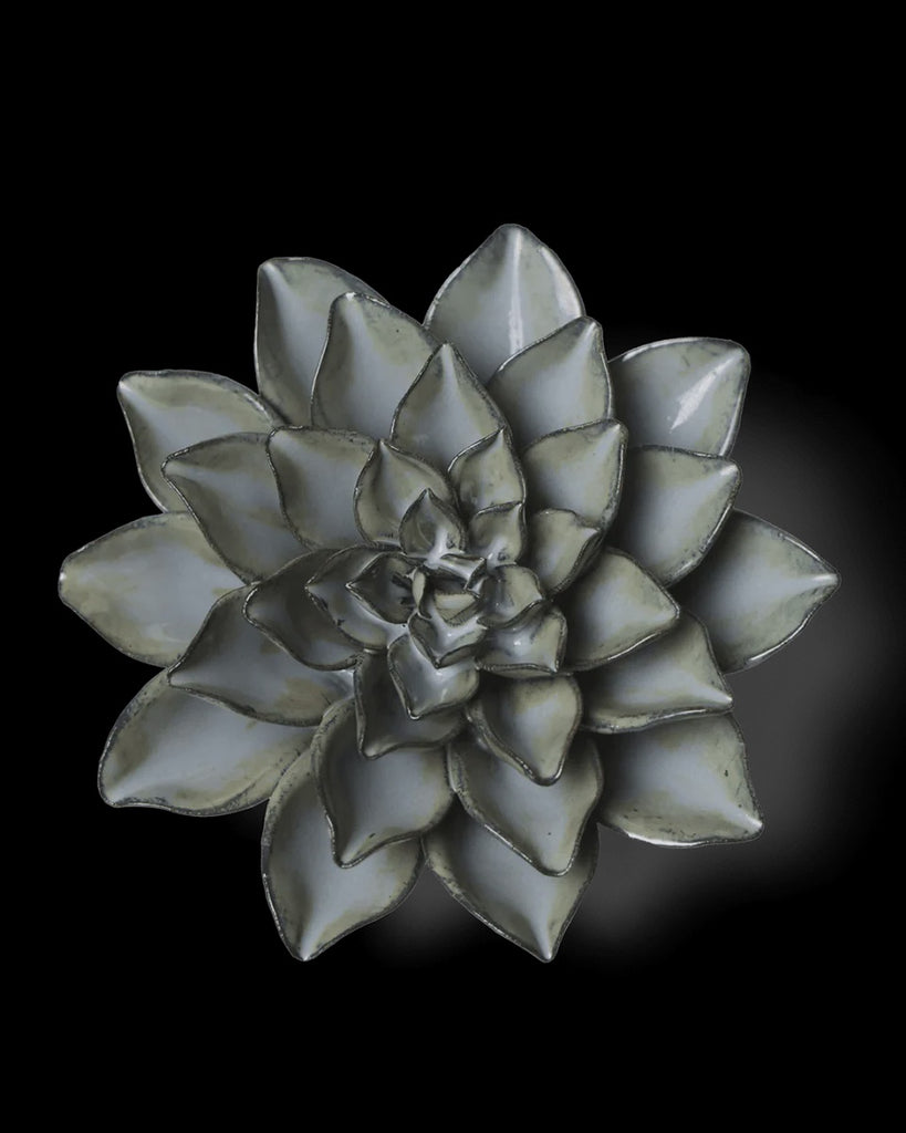 Gray Goyet Azalea, Ceramic Wall Flower