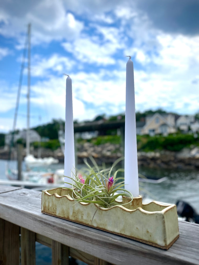 Wave Centerpiece (2 Candles)