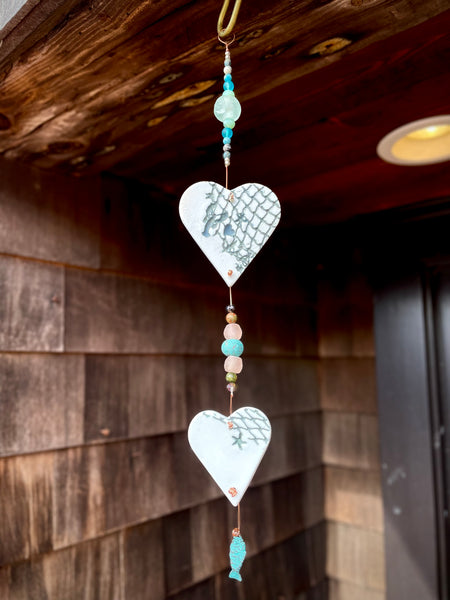 Porcelain Heart String – Perkins Cove Pottery Shop