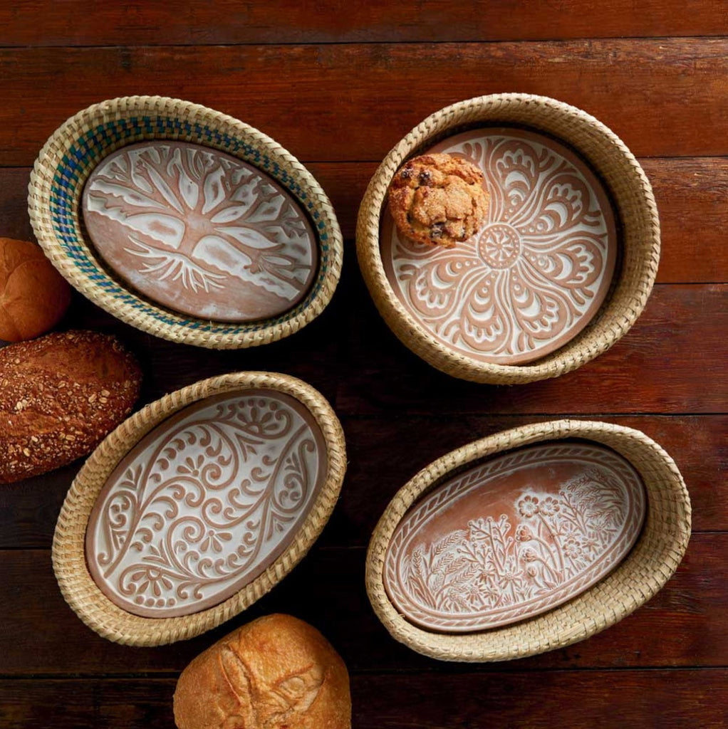 Mandala Bread Warmer Basket