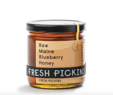 Raw Maine Blueberry Honey 10 oz