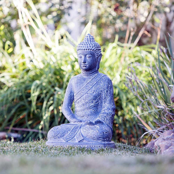 Serene Sitting Buddha Statue