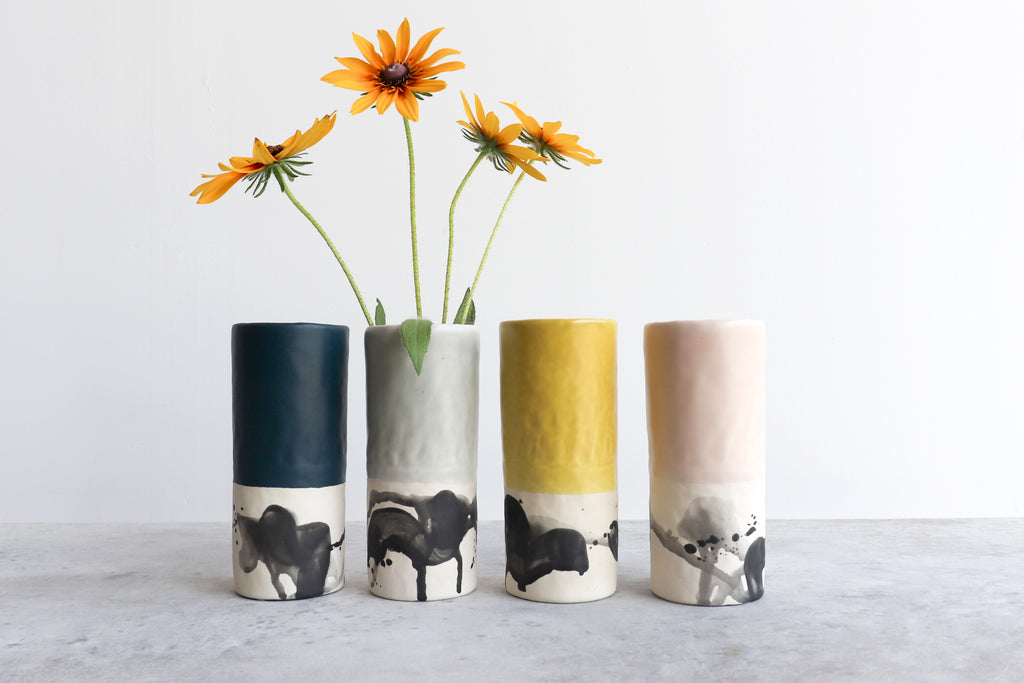 Benotti Tall Vase (Four Colors)